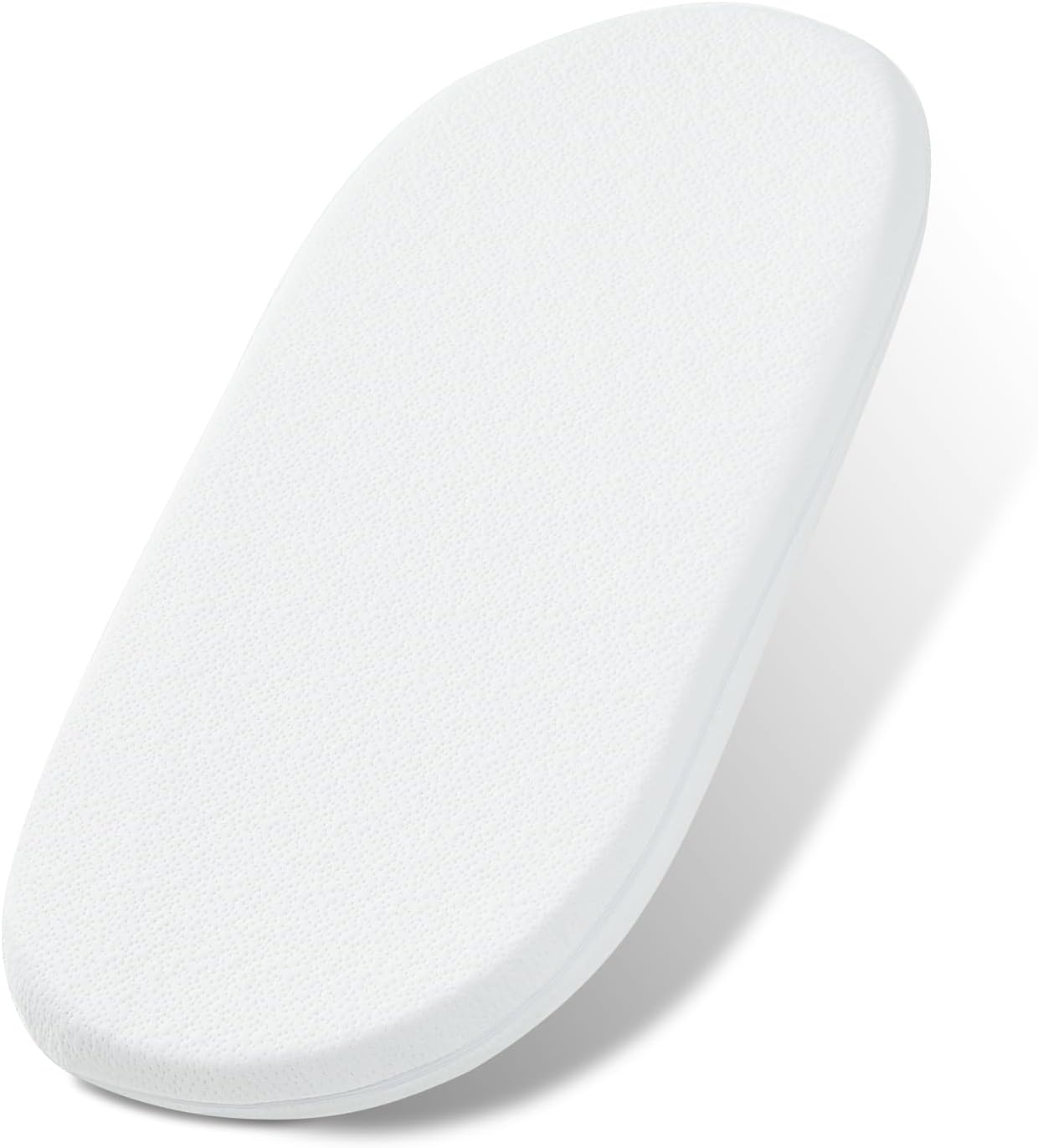 NeoBorn Baby Bassinet Mattress Pad, 32" x 16" Dual Sided Comfort Gel Memory Foam Mattress with Removable Breathable Soft Tencel Cover Fit for Dream On Me Karley Bassinet
