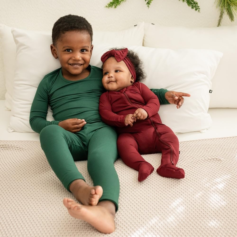 KYTE BABY Toddler Pajama Set - Pjs for Toddlers Made of Soft Bamboo Rayon Material