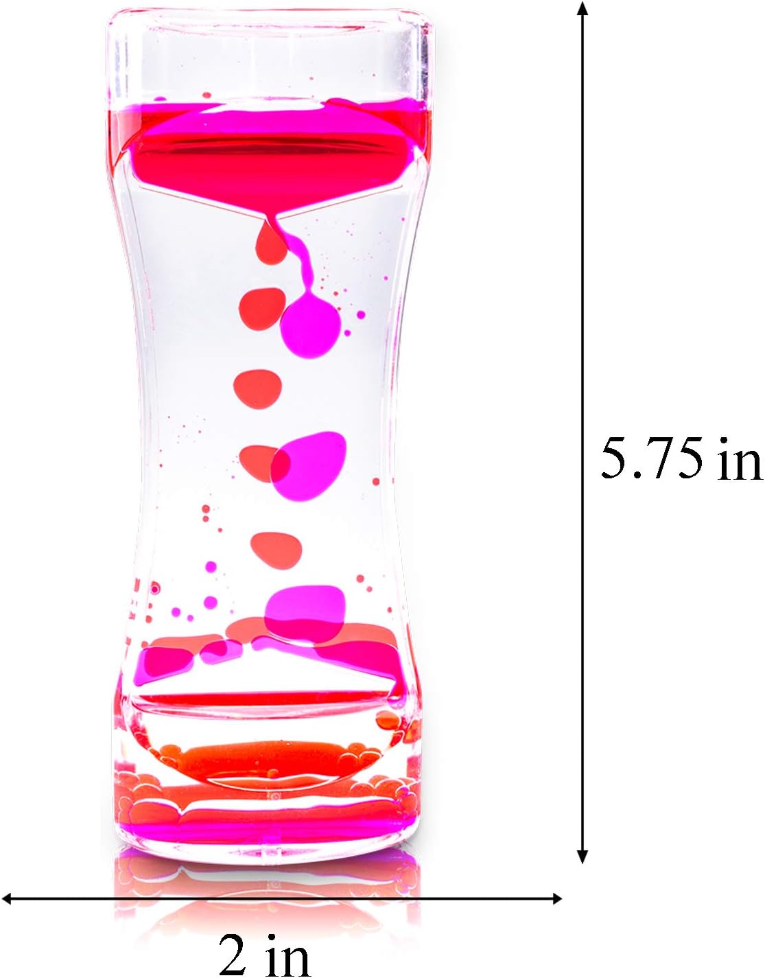 Super Z Outlet Liquid Motion Bubbler for Sensory Play, Fidget Toy, Children Activity, Desk Top, Assorted Colors (1 Piece)