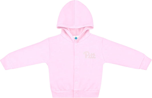 Creative Knitwear College Baby Snap Hooded Jacket - Team Logo, Multiple Colors, for Boys & Girls, (0-24 Months)