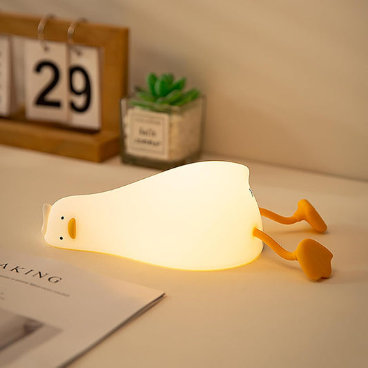 Lying flat duck type children's night light Cute light, night light for children rechargeable children's night light for bedroom baby night light, night light for children gift room decoration