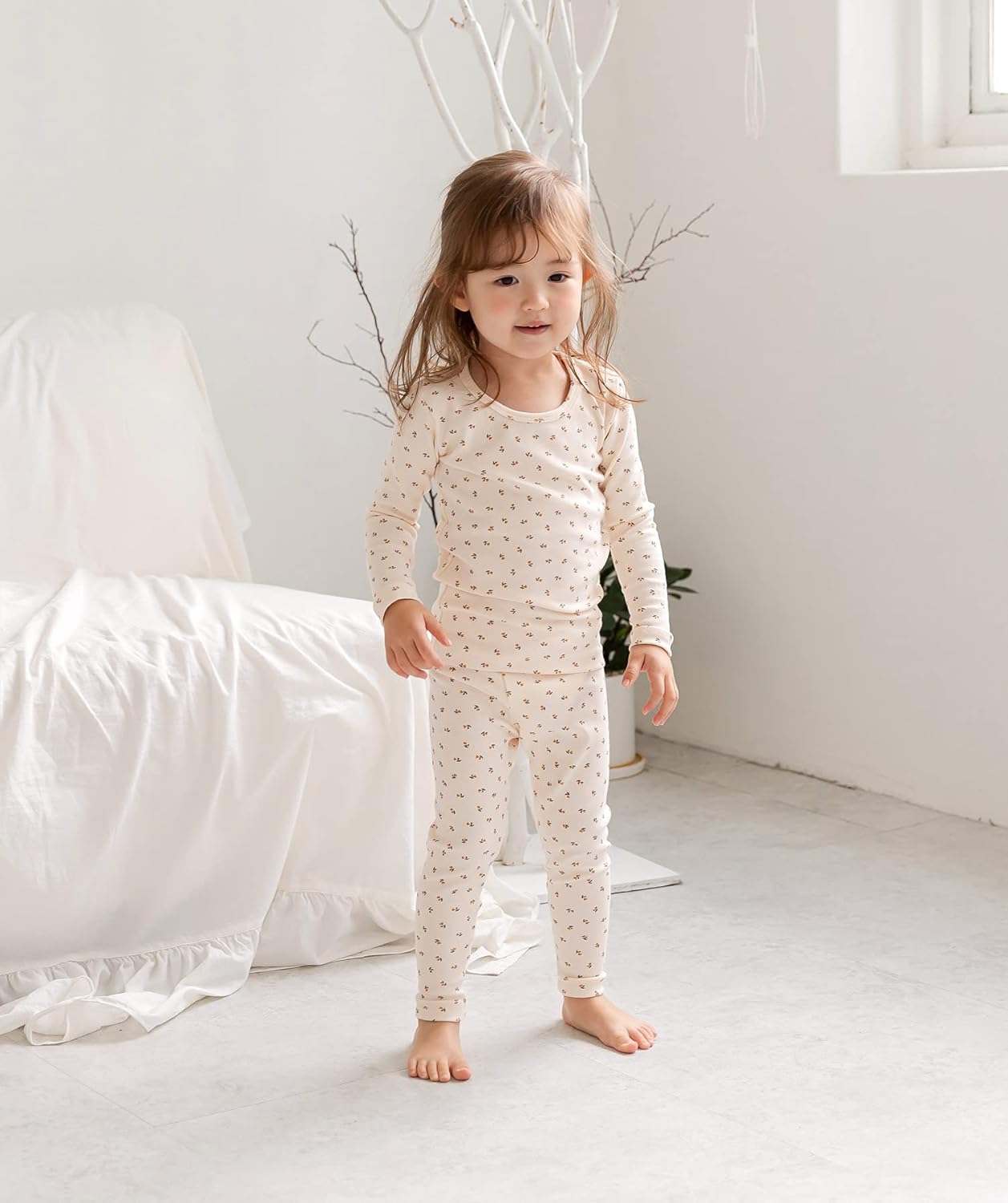 AVAUMA Baby Boys Girls Pajama Set 6M-7T Kids Cute Toddler Snug fit Pattern Design Pjs Cotton Sleepwear