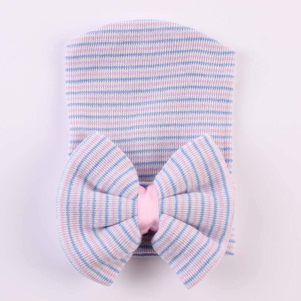 Baby Caps and Mittens Newborn Hospital Beanie Hats No Scratch Gloves Soft Babies Gift Set for Boys Girls