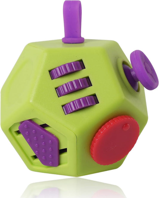 Mini Finger Cube Toys, Cool Fidget Toys for Kids Adults with Anxiety ADHD Autism and Relief Stress (Green)