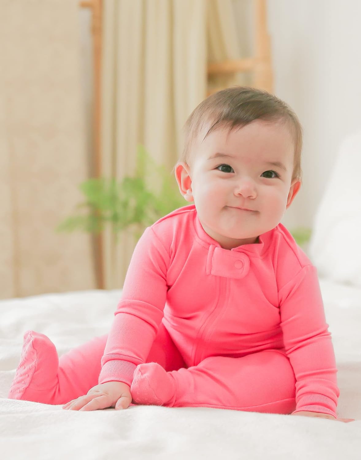 VAENAIT BABY Infant Toddler Boys Girls Footed One-Piece Sleep and Play Premium Modal Pajamas 1-2 Pieces