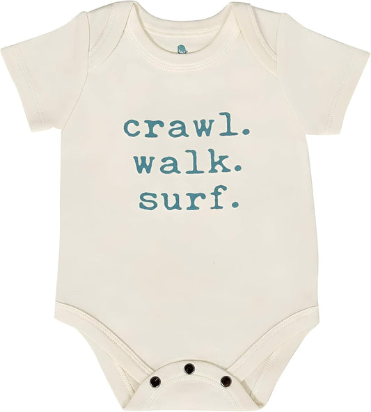 Finn + Emma Organic Cotton Graphic Baby Onesie - Gender Neutral Bodysuits for Babies 0-12 Months in Multiple Sizes and Styles