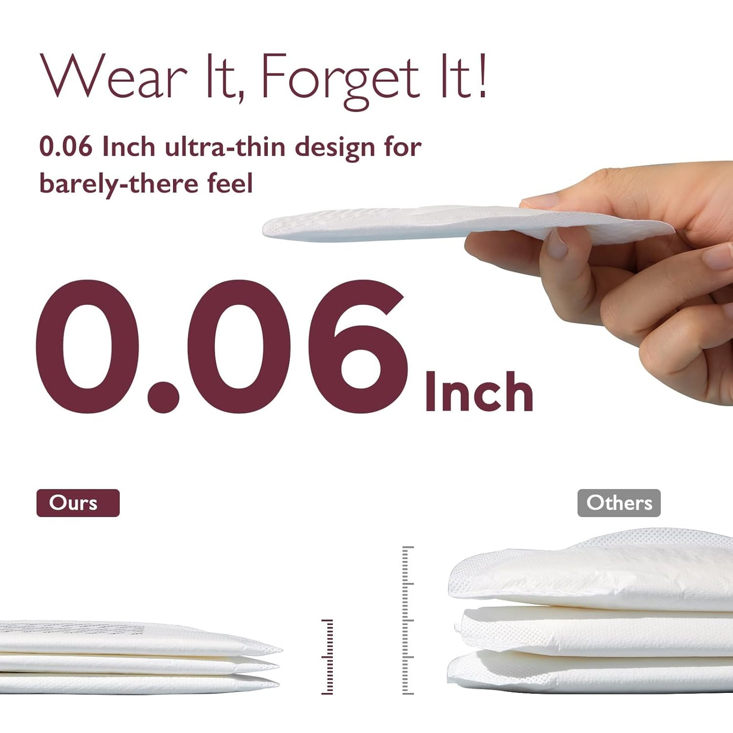Momcozy Ultra-Thin Disposable Nursing Pads, Super Absorbent and Breathable Breastfeeding Pads, Make The Breasts Light and Unburdened, 3D Shape for The Best Fit, Individually Packaged（120 Count）