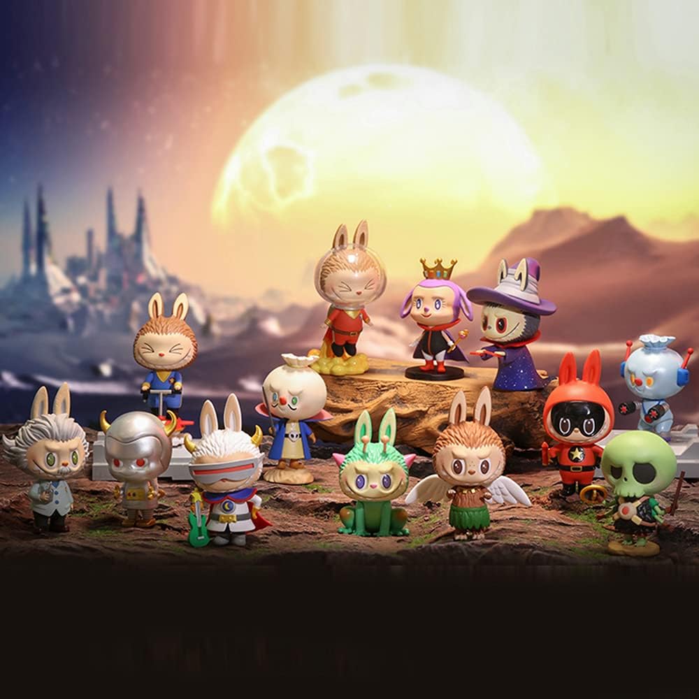 POP MART LABUBU Space Adventure Series 1PC Blind Box Toy Box Bulk Popular Collectible Random Art Toy Hot Toys Cute Figure Creative Gift, for Christmas Birthday Party Holiday