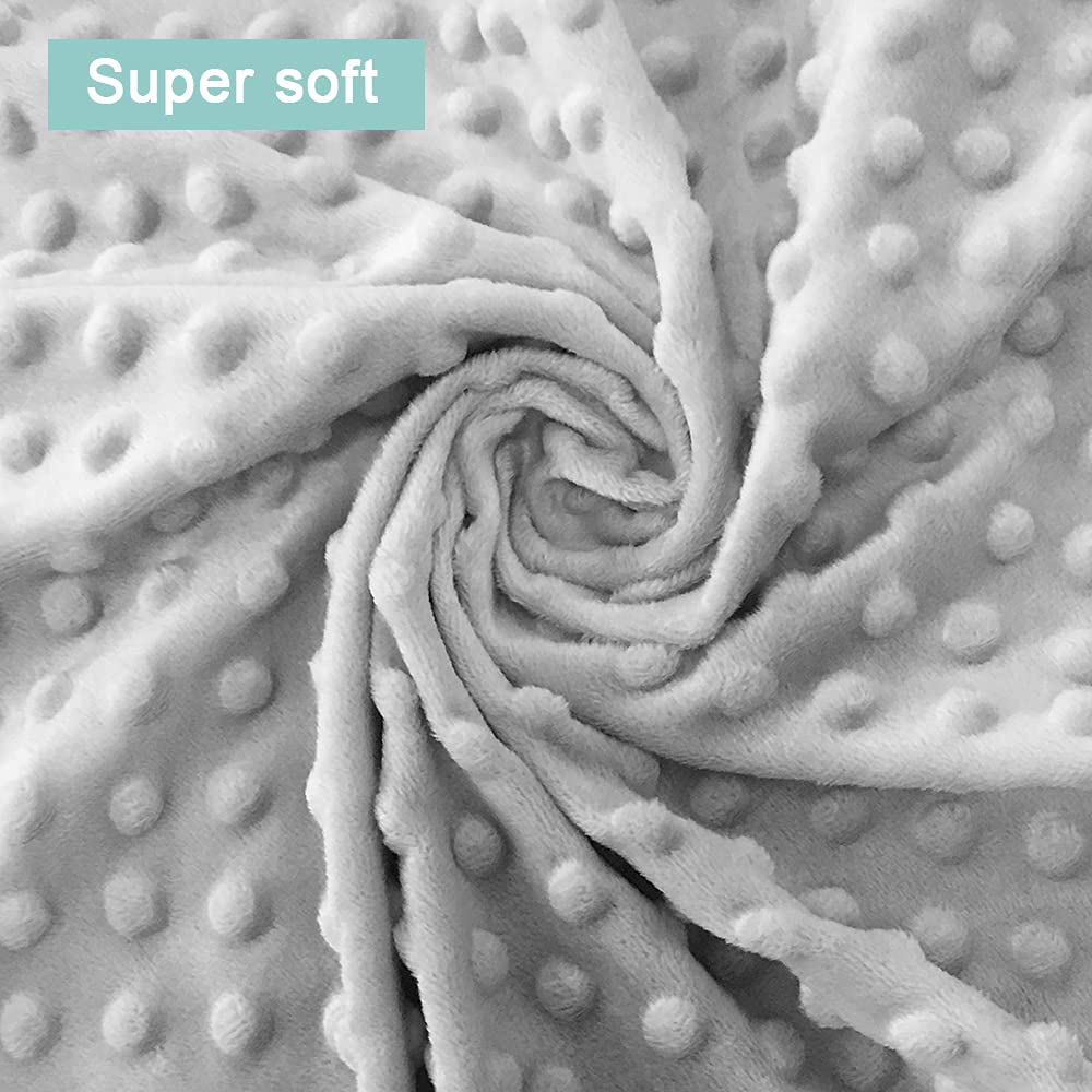 Owlowla Changing Pad Cover,Soft Minky Dots Changing Table Sheets for Baby Boy and Girl 2Pack (Silver Grey&Baby Blue)