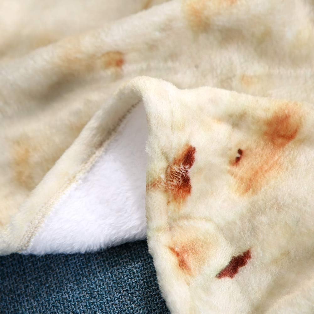 Baby Burrito Swaddle Blanket, Newborn Swaddle Blanket with Hat, Realistic Soft Flannel Blanket for Baby (20.8 Inchs)