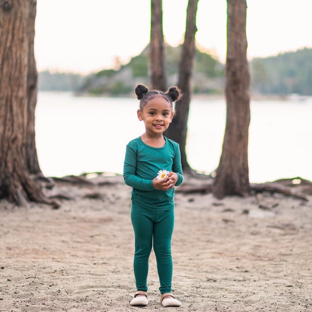 KYTE BABY Toddler Pajama Set - Pjs for Toddlers Made of Soft Bamboo Rayon Material