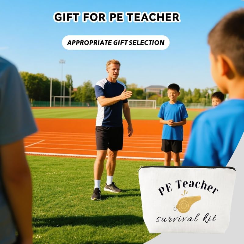 Funny PE Teacher Survival Kit Zipper Bag - Image 5
