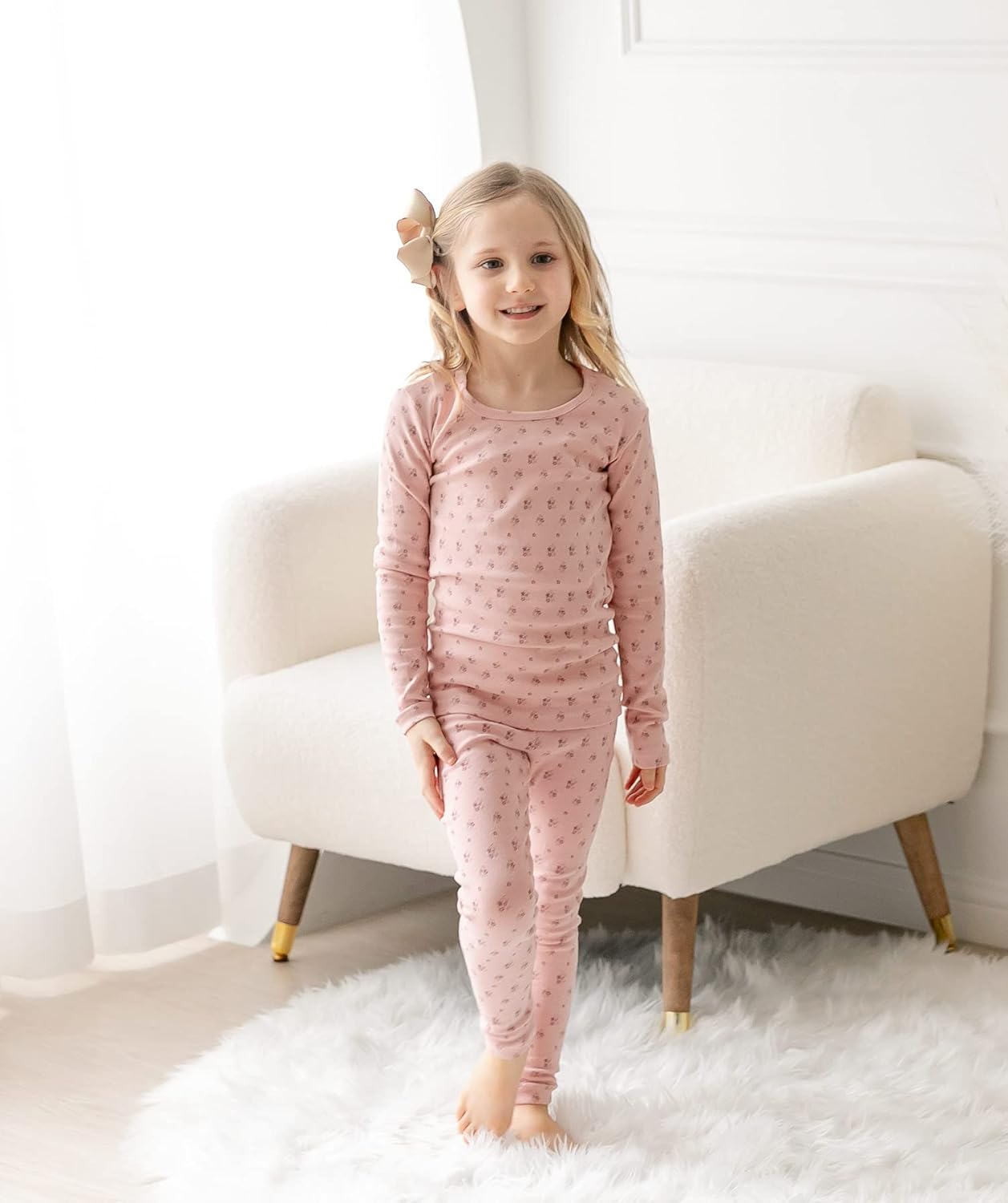 AVAUMA Baby Boys Girls Pajama Set 6M-7T Kids Cute Toddler Snug fit Pattern Design Pjs Cotton Sleepwear