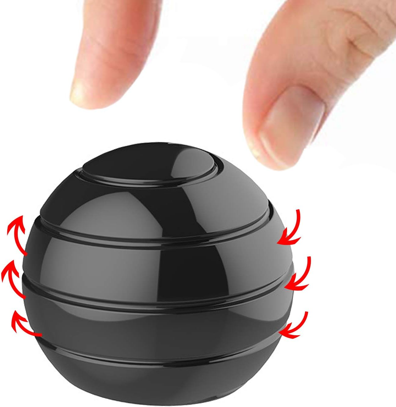 Kinetic Desk Toys,Full Body Optical Illusion Fidget Spinner Ball,Gifts for Men,Women,Kids Size 1.58"