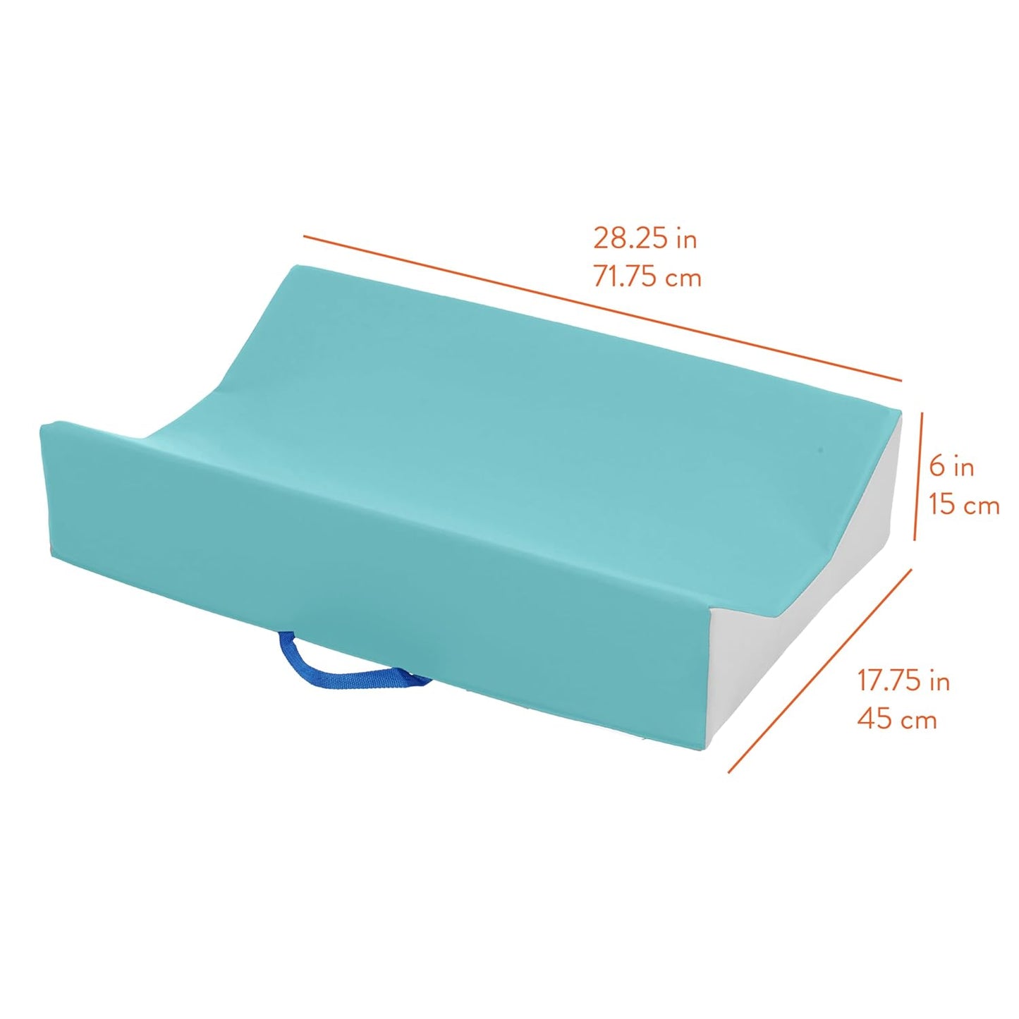 Contoured Changing Pad, Baby Essentials, Seafoam/Light Grey
