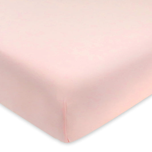 HonestBaby Unisex-Baby Fitted Crib Sheets Set Standard Mattress, 100% Organic Cotton Baby Boys, Girls, Neutral, 1 Pack - Jumbo Leaf Sage, One Size