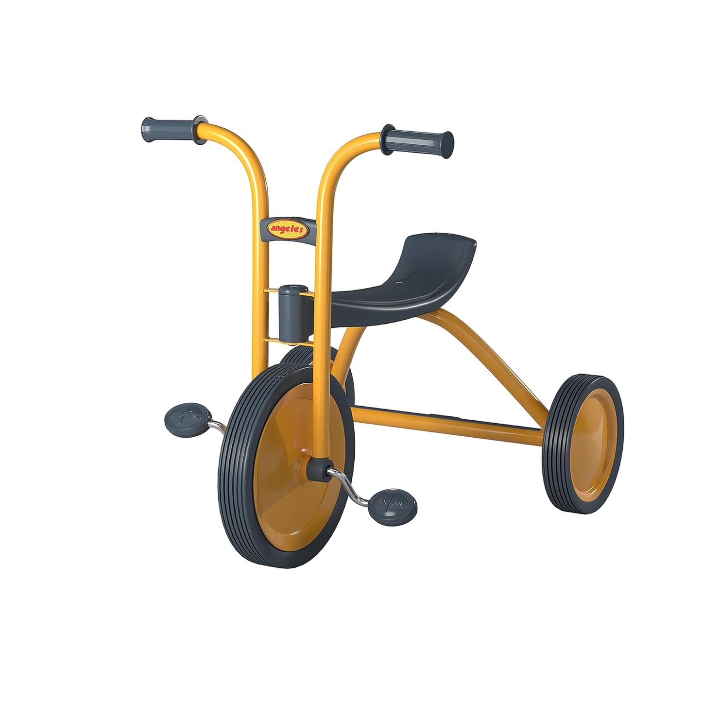 Angeles MyRider Midi 14.5" Toddler Tricycle, Adjustable Kids Tricycle with Rubber Wheels, Yellow/Black