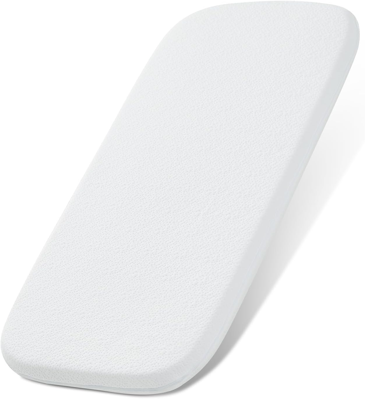 NeoBorn Baby Bassinet Mattress Pad, 32" x 18" Dual Sided Comfort Gel Memory Foam Mattress with Removable Breathable Soft Tencel Cover Fit for RONBEI/Ingenuity/Cuddor Baby Bassinet