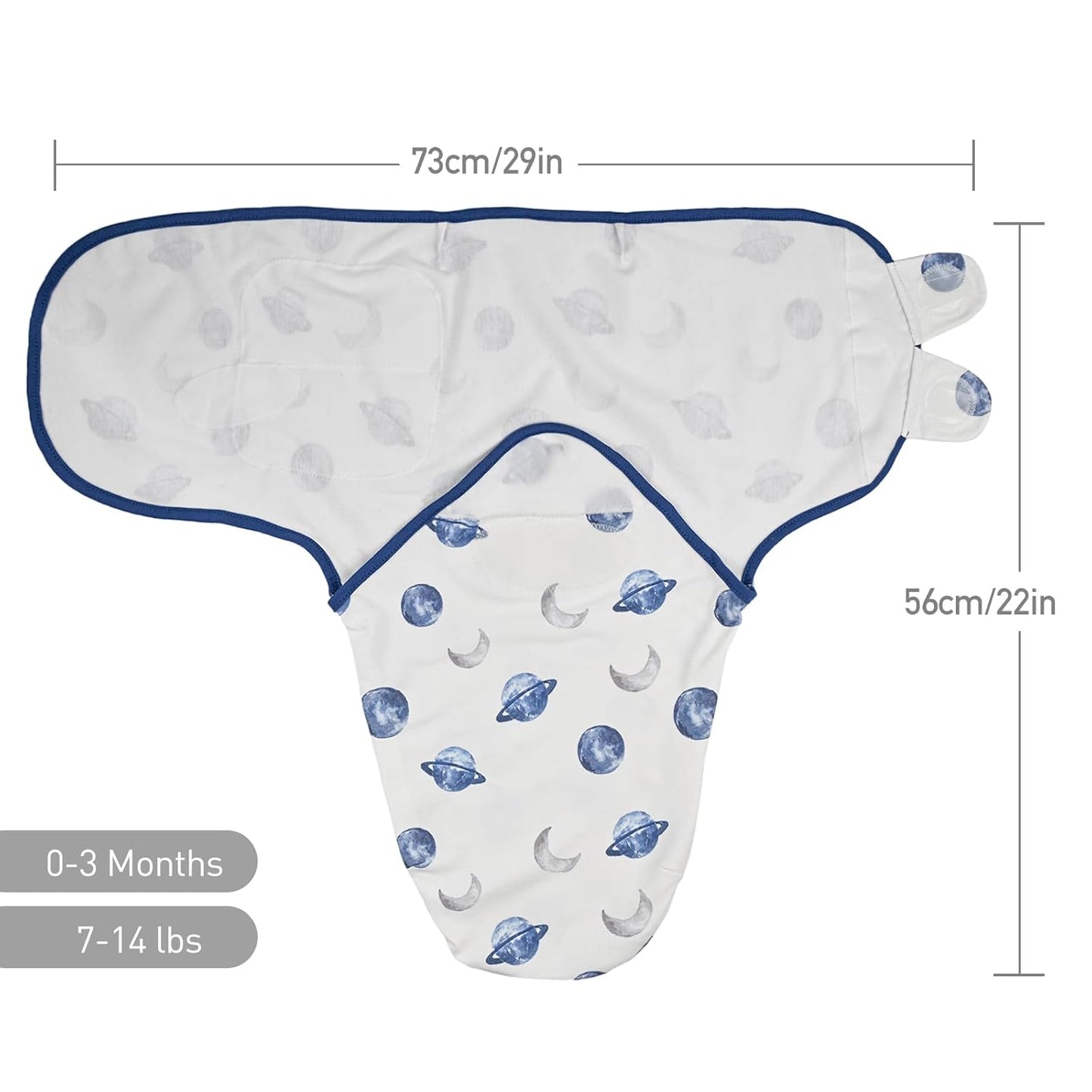Organic Baby Swaddle Sleep Sacks, 3-Pack Swaddles for Newborns Baby Essentials, Infant 0-3 Months, 100% Cotton Soft & Snug Adjustable Wrap Nursery Swaddling Blankets Improves Sleep