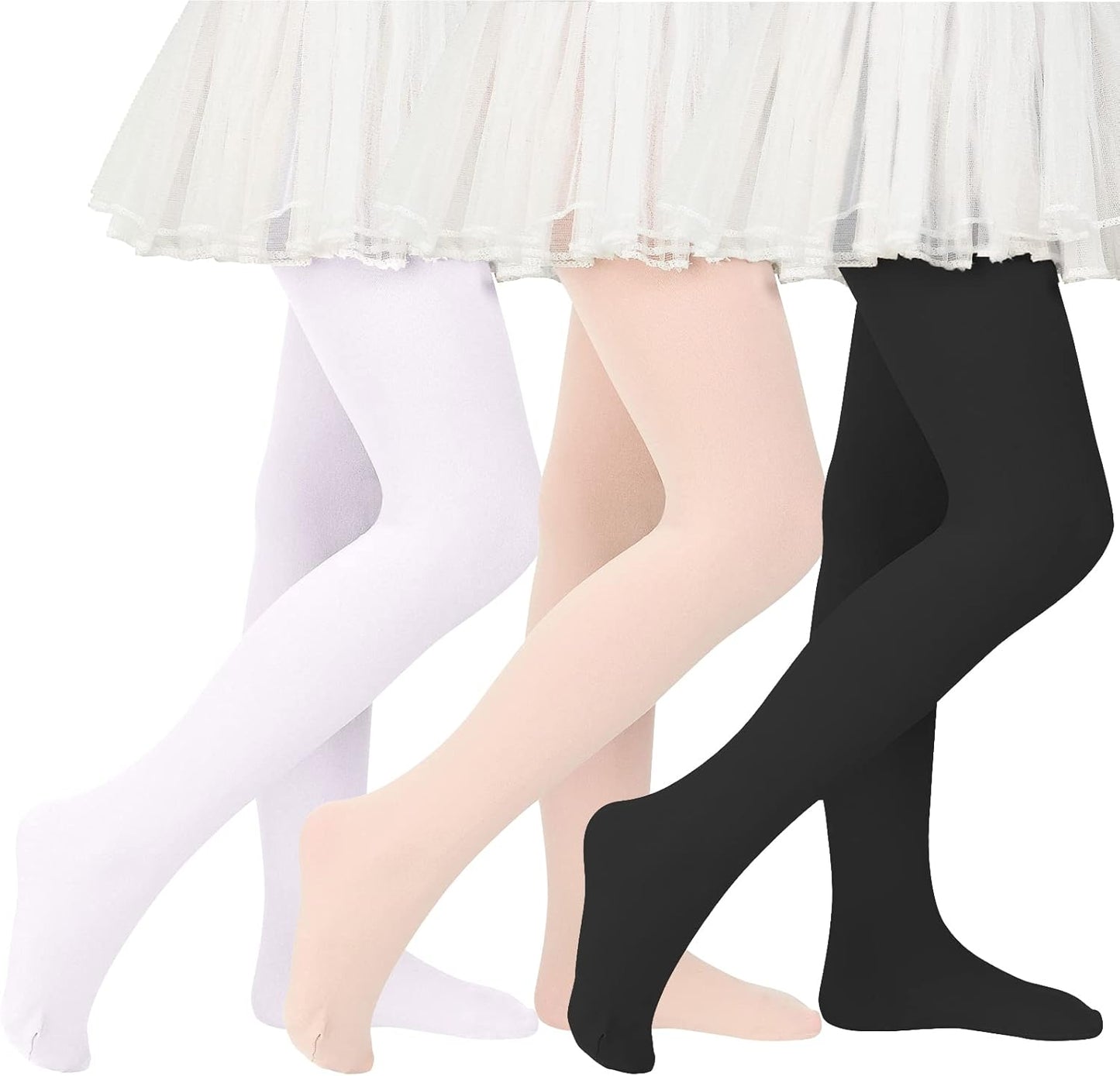 Girls Ballet Dance Tights for Toddler Baby Soft Athletic Leggings Infant Elastic Dance Tights for Girls