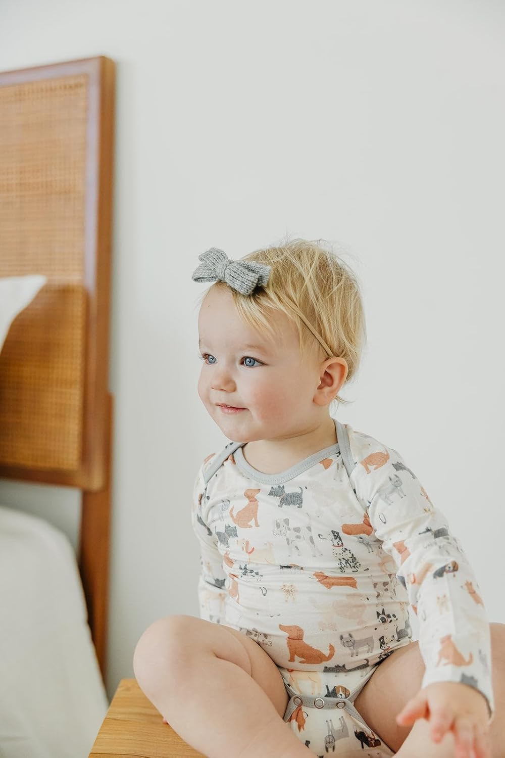 Copper Pearl Long Sleeve Bodysuit Baby: Ultra Soft Baby for Newborns, Boys, and Girls - Stylish, Comfortable, Overlap Shoulders, Premium Knit Fabric - 18-24 Months, Rufus