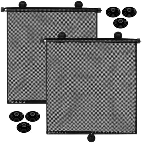Blossound 2 Pack Car Window Sun Shades, 22 × 24 Inch by Blosssound