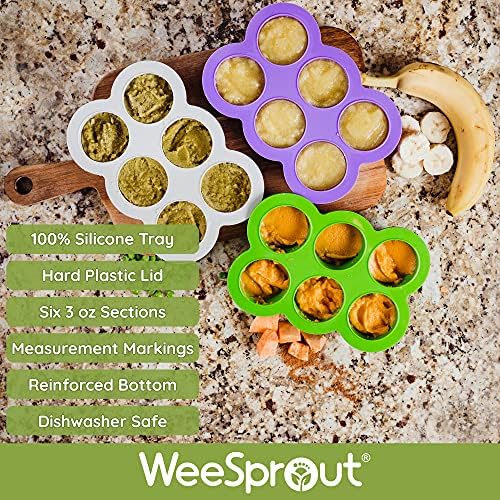 WeeSprout Silicone Baby Food Freezer Tray - Image 2