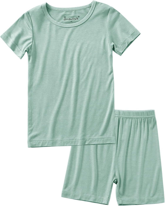 Jimonda Baby Boys Girls Pajama Sets Toddler Sleepwear Cool Jammies 2pcs Viscose from Bamboo PJs 18M-8Y