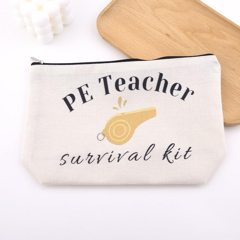 Funny PE Teacher Survival Kit Zipper Bag - Image 7
