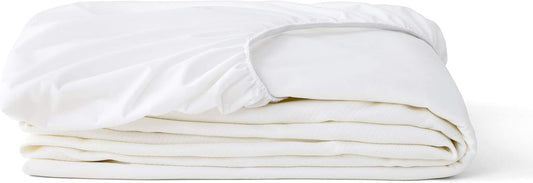 Tuft & Needle King Mattress Protector - Waterproof, Liquid-Proof, Sleeps Quiet, Fitted Sheet Style, Soft and Comfortable White