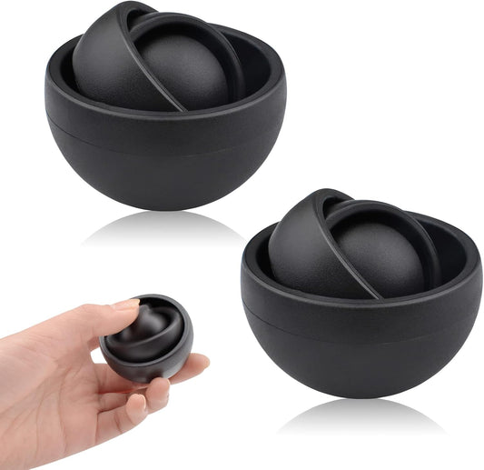 Fidget Toys Adults 2PC, Sensory Toys for Kids with Autism, Cool Gadget Gifts for Boys Girls Teens Kids, Desk Toy ADHD Stress Relief Finger Toy Fidget Spinner