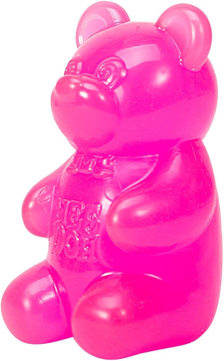 Schylling NeeDoh Gummy Bear - Sensory Fidget Toy - Assorted Colors - Ages 3 to Adult (Pack of 1)