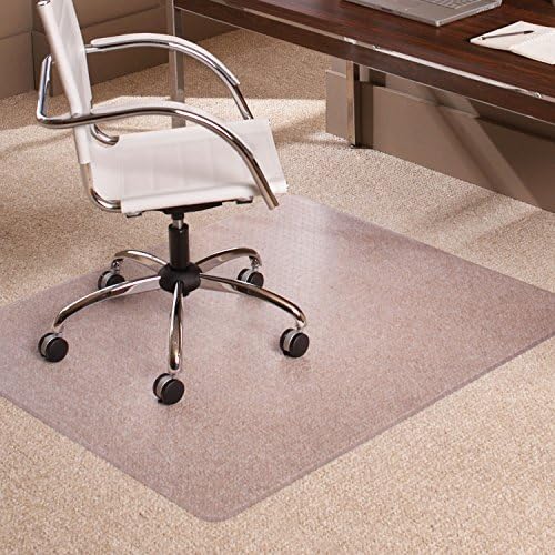 ES Robbins Extra High Pile Carpet Chair Mat, Rectangle 36"x48", Beveled Edge by ESRobbins