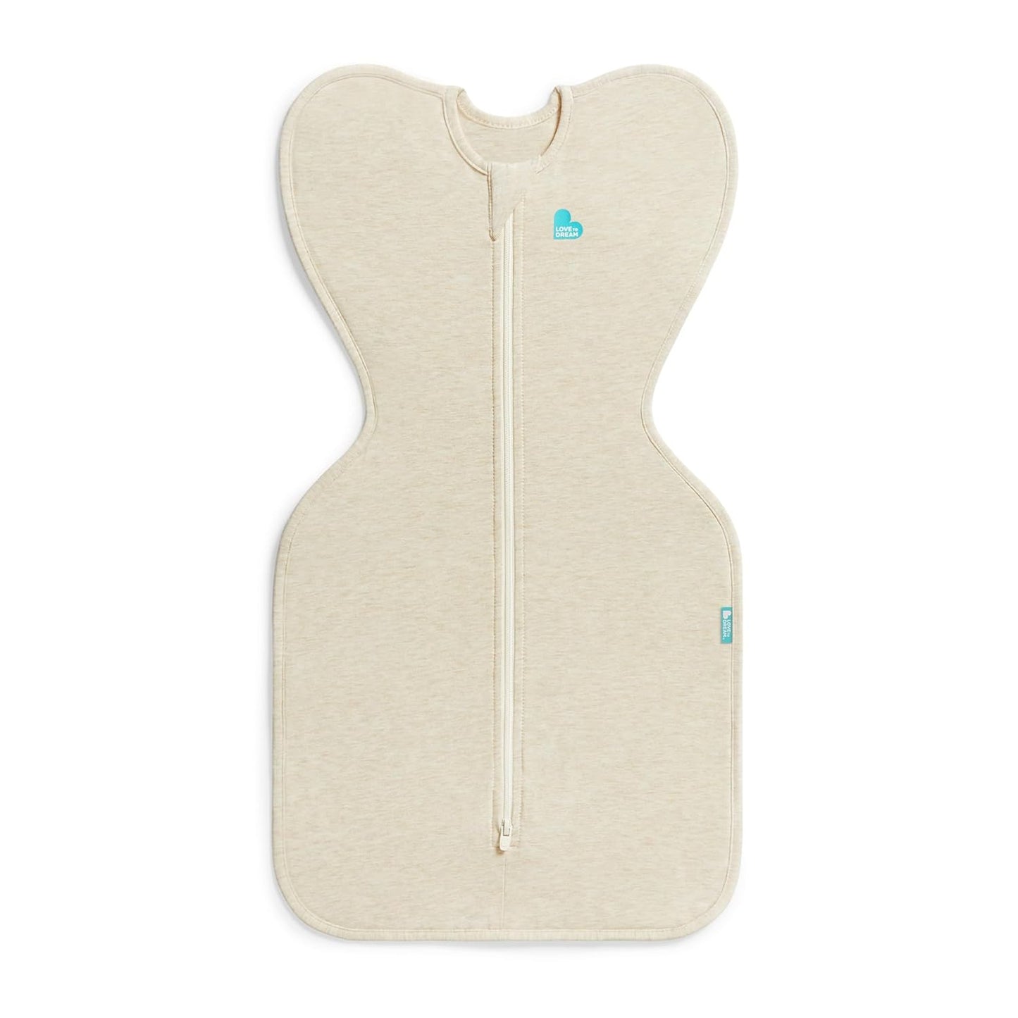 Love to Dream Swaddle UP, Sleep Sack 0-3 Months, Self-Soothing, Improves Sleep, Snug Fit Helps Calm Startle Reflex, Baby Essentials Must Haves Newborn, 1.0 TOG, 13-19 lbs, Oatmeal