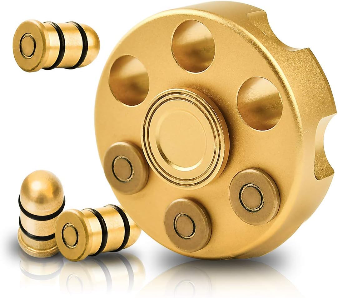 Alloy Metal Fidget Spinners for Kids Adults- Cool Sensory Handheld Finger Hand Cube Spiner for Anti Anxiety Stress Relief, Quiet Desk Toys for School Home Office Classroom