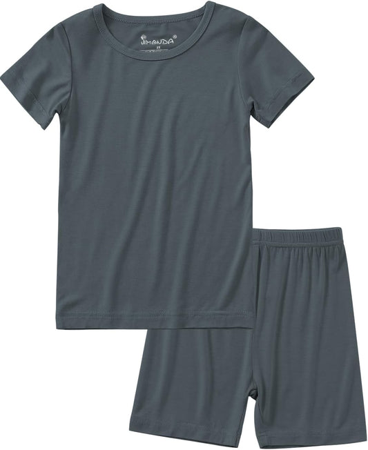 Jimonda Baby Boys Girls Pajama Sets Toddler Sleepwear Cool Jammies 2pcs Viscose from Bamboo PJs 18M-8Y