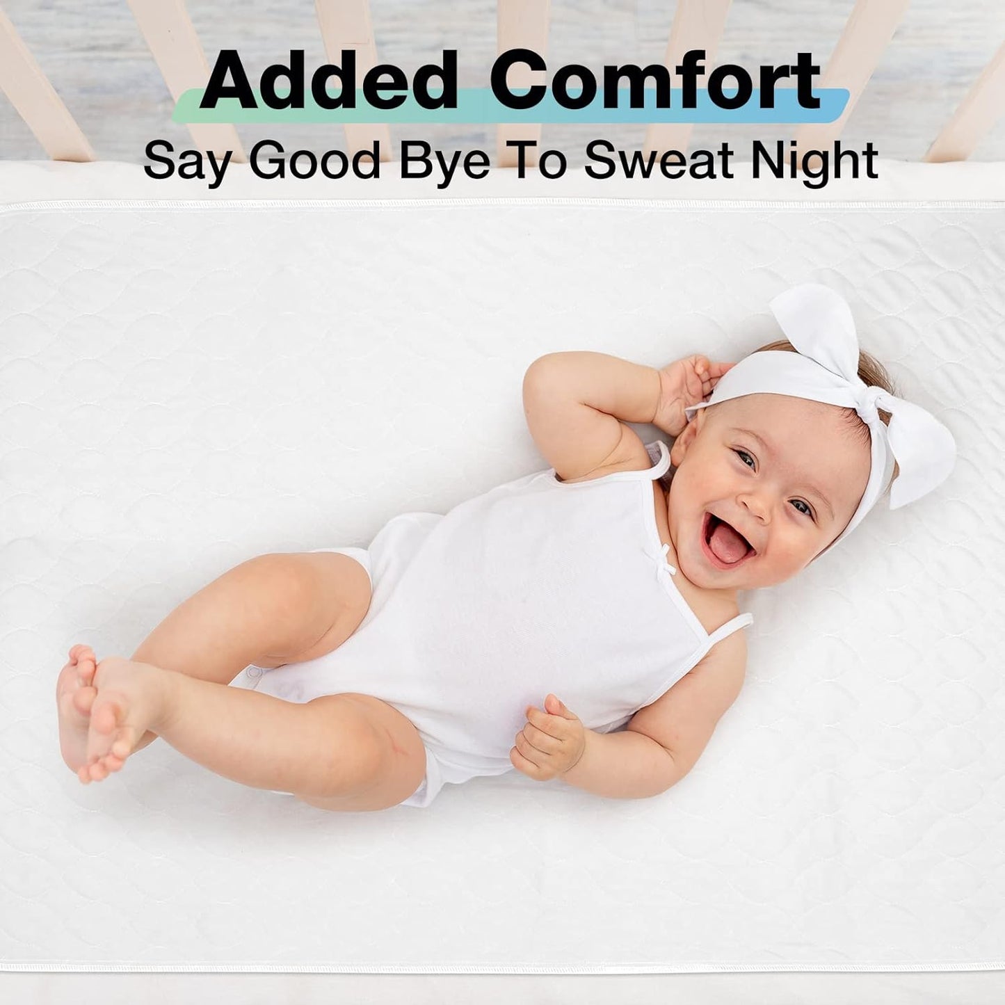 Bed Pads Washable Waterproof, 34" x 52" (1 Pack) Incontinence Bed Pads, Waterproof Bed Pad & Pee Pad, Perfect for Kids, Adults, The Elderly and Pets