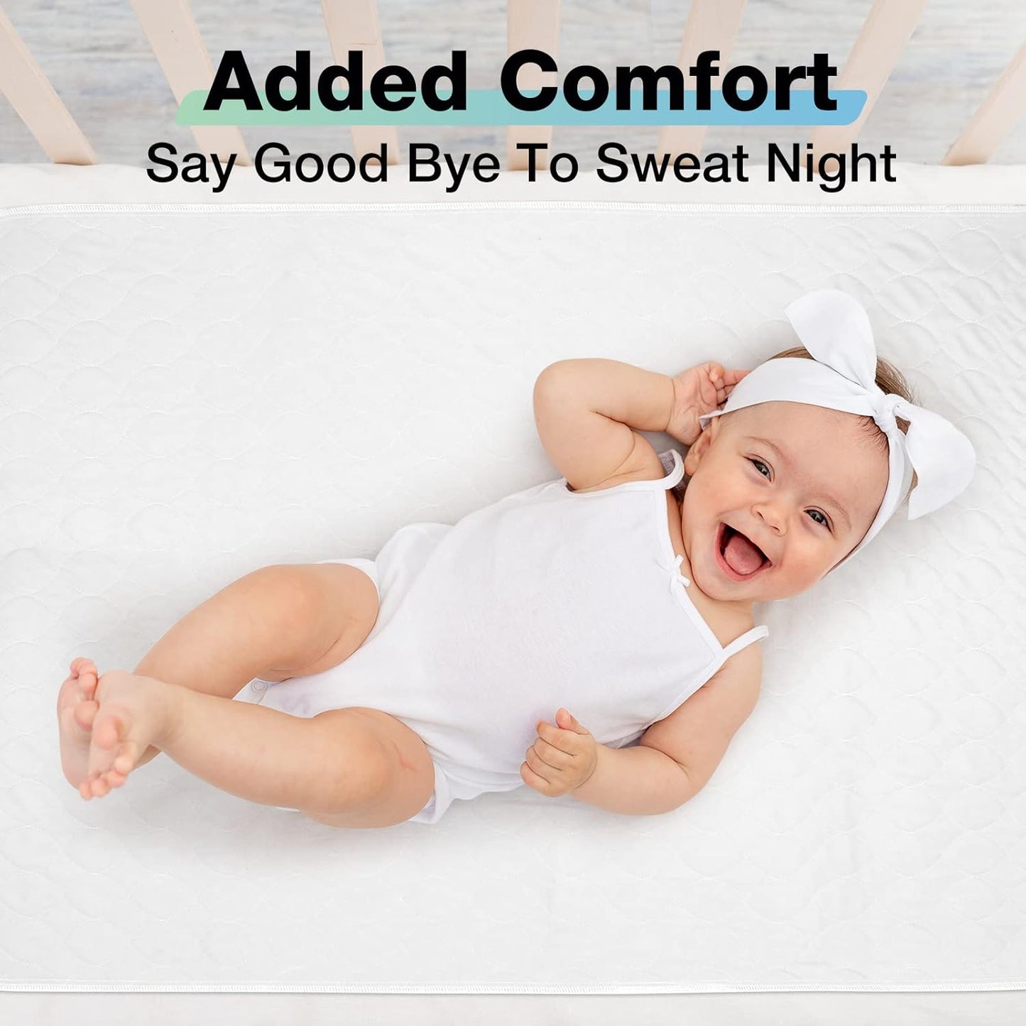 Bed Pads Washable Waterproof, 34" x 52" (2 Pack) Incontinence Bed Pads, Waterproof Bed Pad & Pee Pad, Perfect for Kids, Adults, The Elderly and Pets