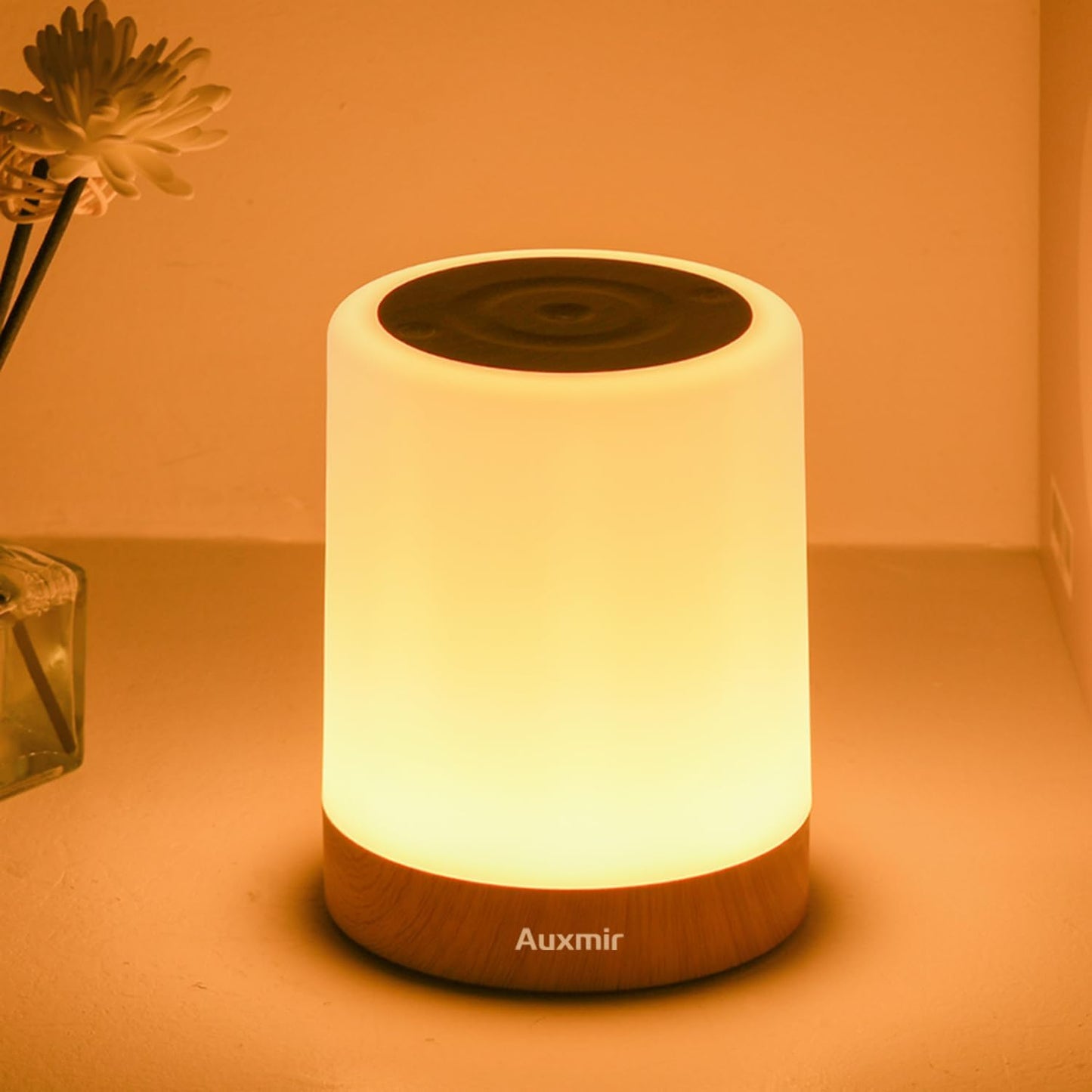 Night Light for Kids Baby, Dimmable Touch Lamp for Nursery, 11 RGB Colors 5 Brightness, Portable Rechargeable Bedside Table Lamp for Nightstand, Kids Night Light for Bedroom Living Room