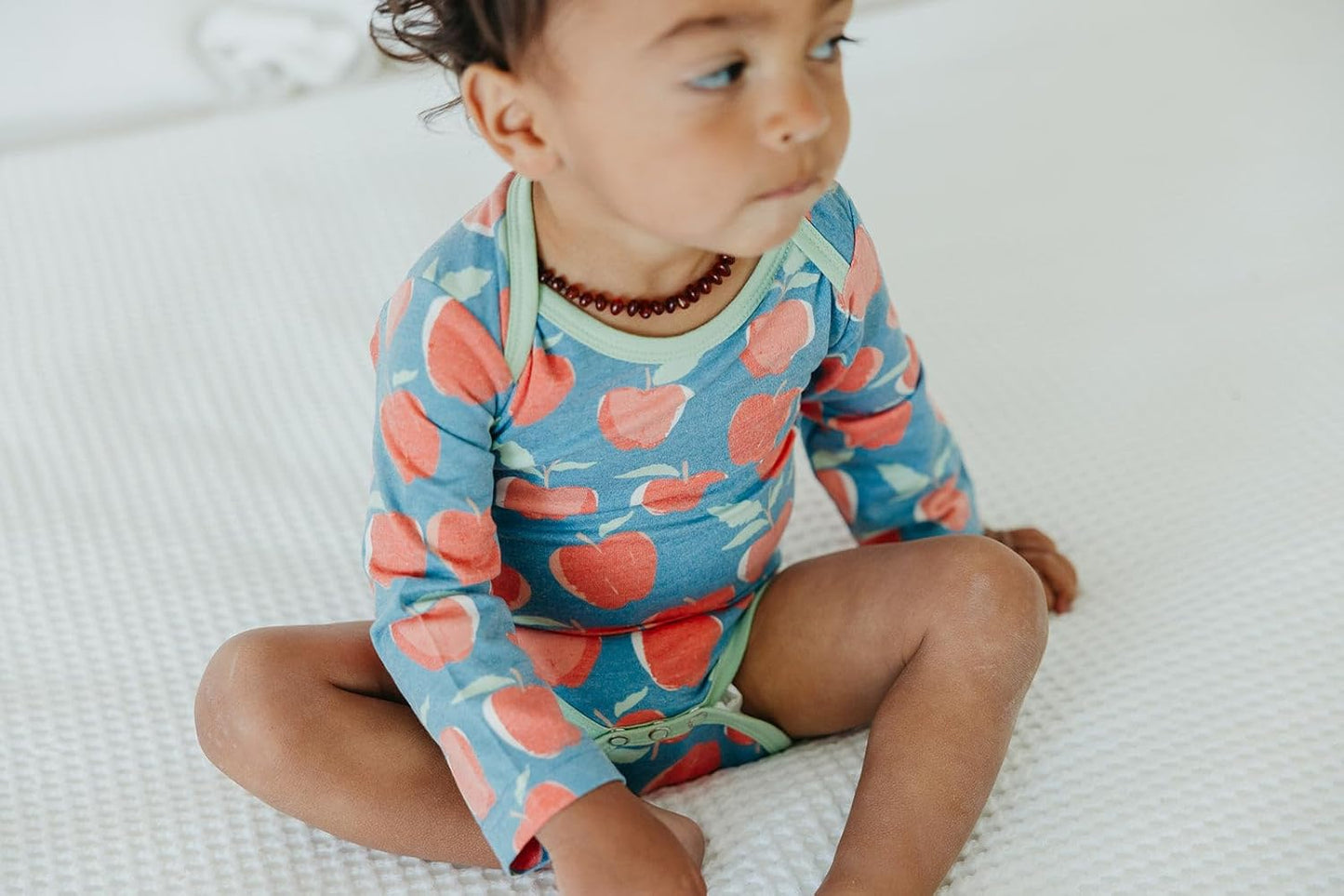 Copper Pearl Long Sleeve Bodysuit Baby: Ultra Soft Baby for Newborns, Boys, and Girls - Stylish, Comfortable, Overlap Shoulders, Premium Knit Fabric - 3-6 Months, Teacher