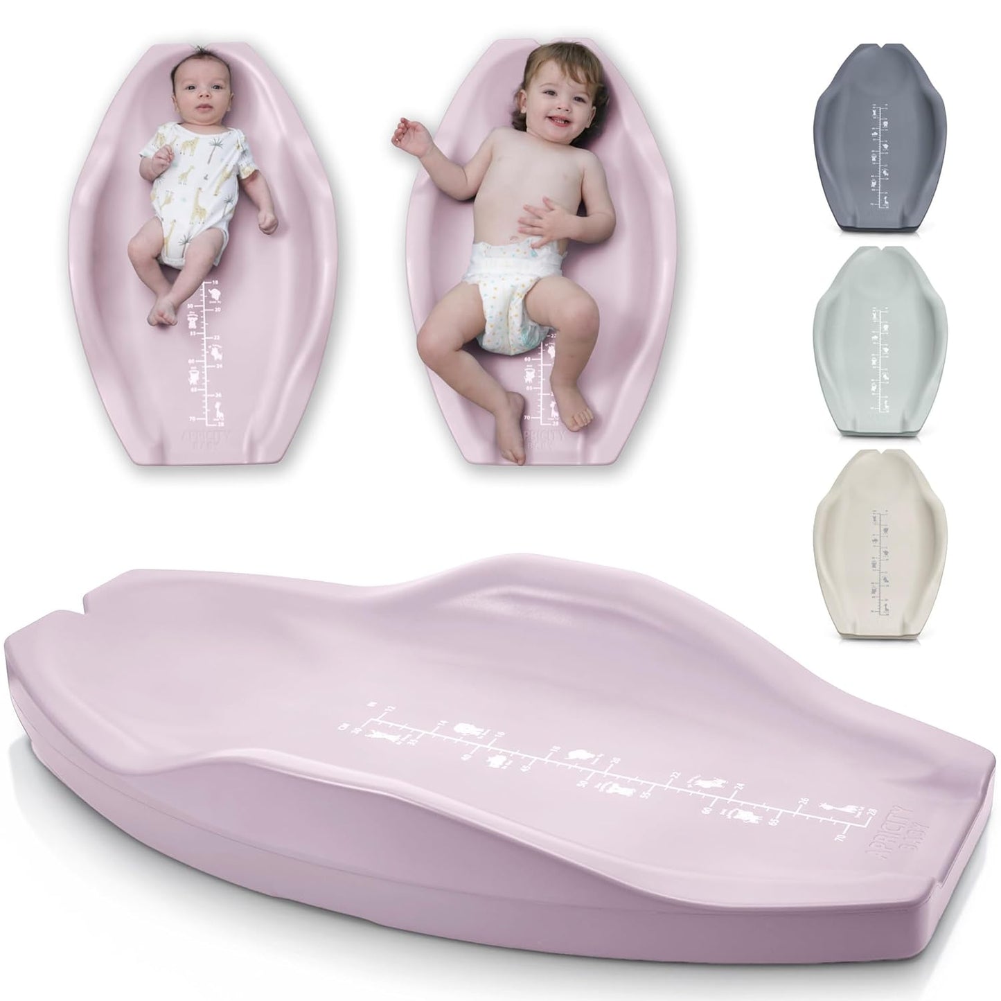 Apricity Baby Changing Pod- Pink- Waterproof Non-Slip Changing Pad Easy-to-Clean Diaper Changing Station for Dresser Tops Large Portable Wipeable Changing Pad for Newborns to Toddlers Diaper Changer