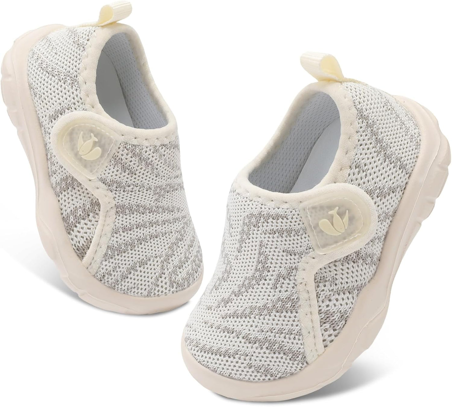 FEETCITY Baby Shoes Boys Girls First Walking Shoes Infant Sneakers Lightweight Slip On Shoe