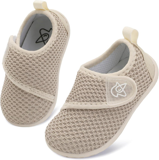 LeIsfIt Baby Shoes Boys Girls First Walking Shoes Non-Slip Infant Sneakers Lightweight Slip-on Crib Sneakers for First Walkers