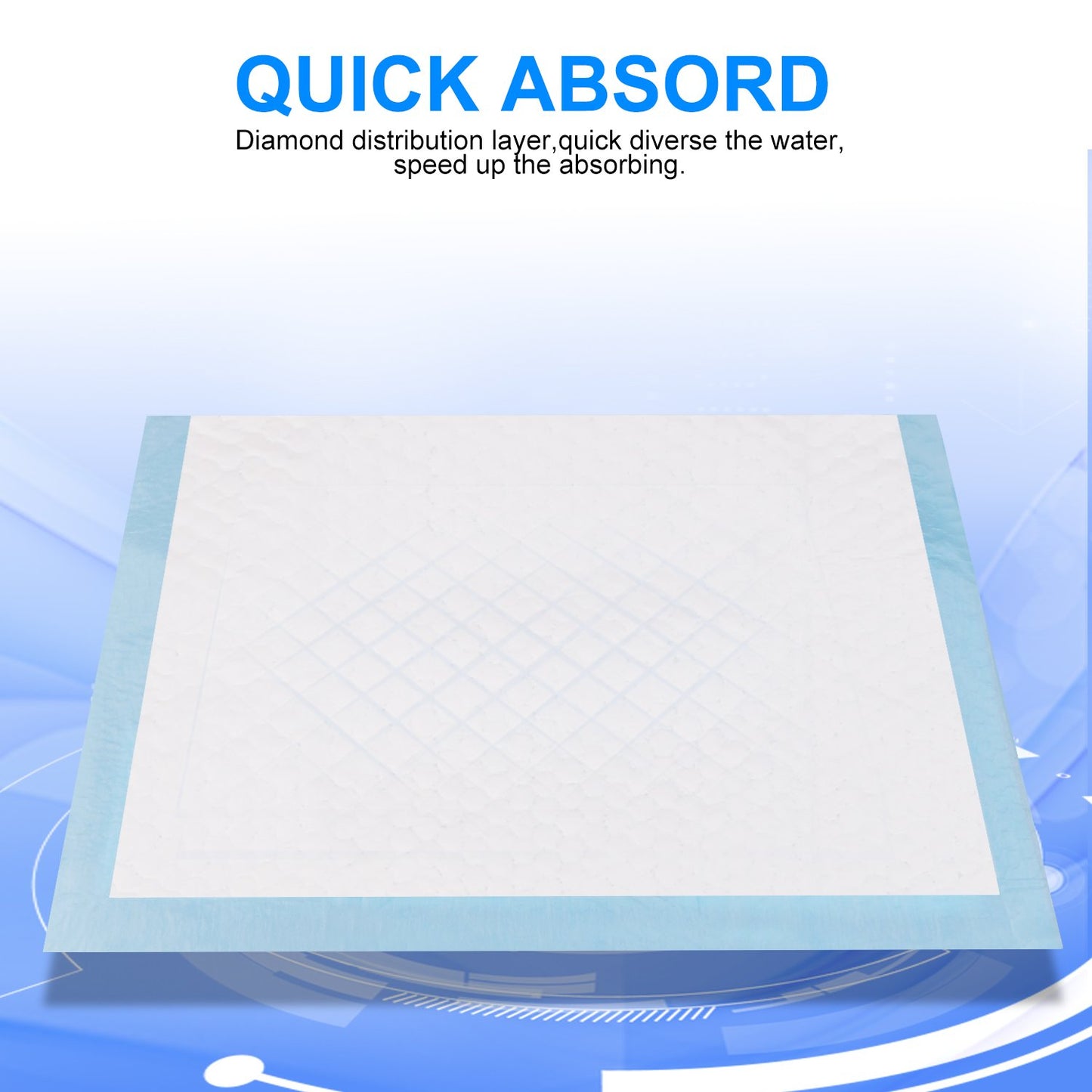 Zdolmy Baby Disposable Changing Pad, 20Pack Soft Waterproof Mat, Portable Diaper Changing Table & Mat, Leak-Proof Breathable Underpads Mattress Play Pad Sheet Protector(13'' 18'')