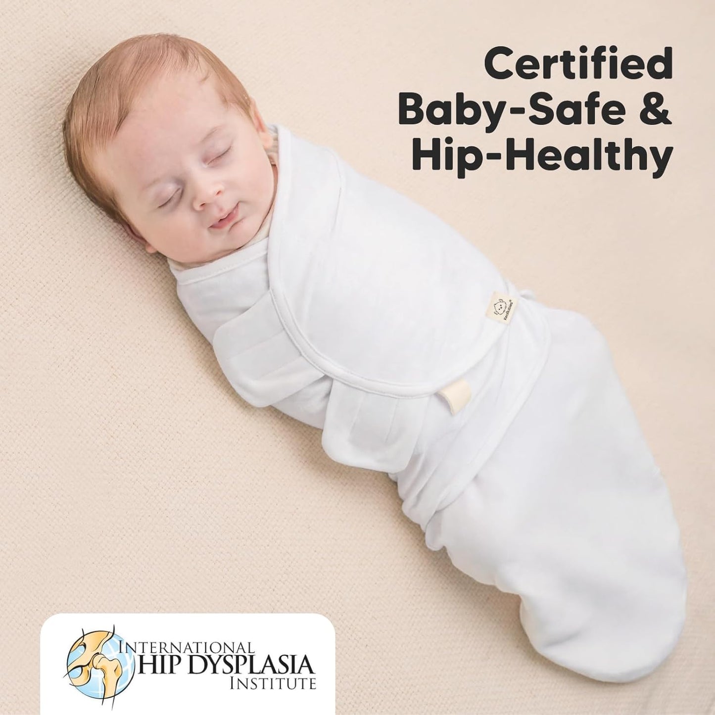 Baby Swaddle Sleep Sacks with Zipper - 3-Pack Swaddles for Newborns 3-6 Months, Infant, Baby Girls, Boys, Soft & Durable Newborn Sleep Sack, Easy Diaper Change Swaddling Blanket (Sage, L)