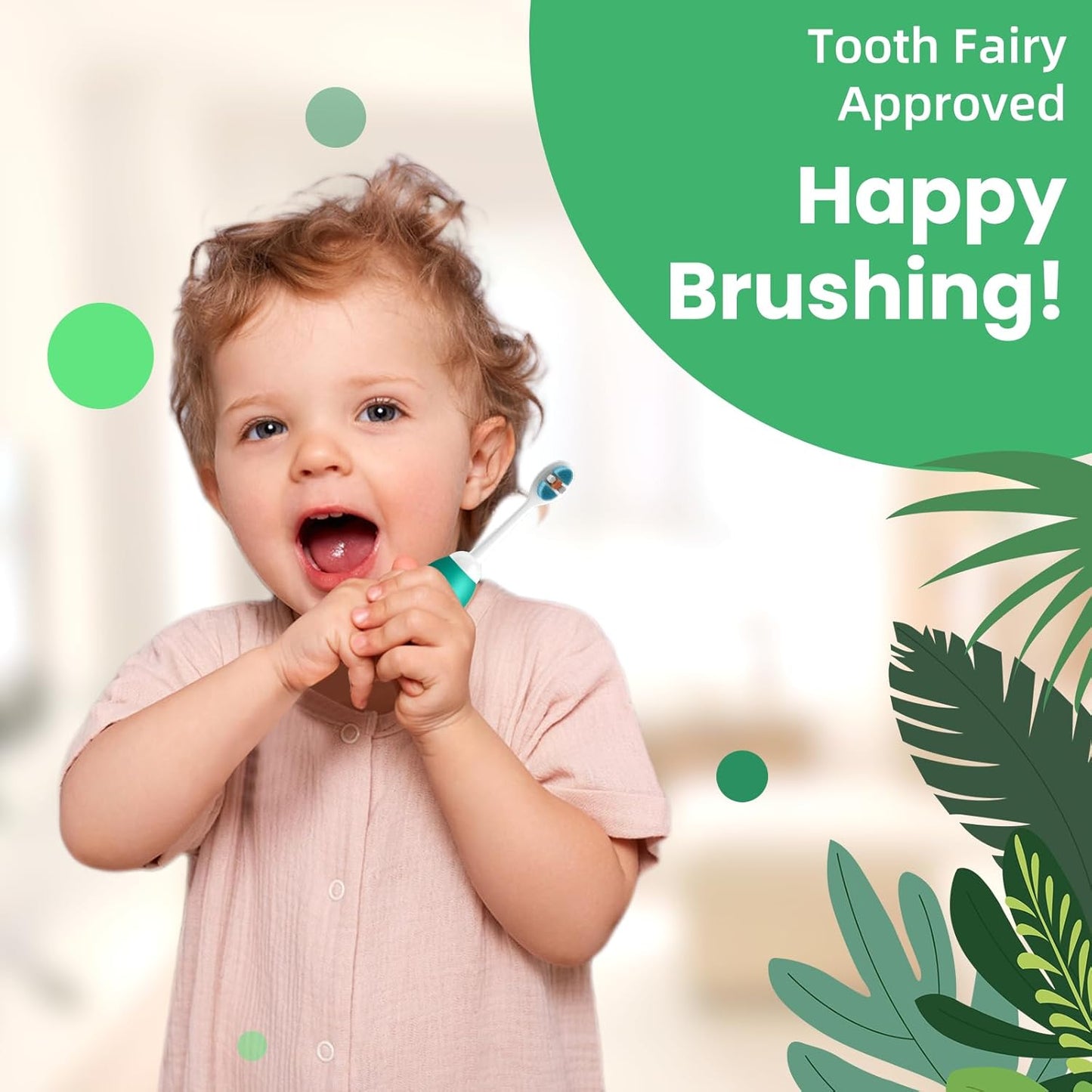 Kids Manual Toothbrush, Ultra-Soft Kids Toothbrush for Sensitive Teeth & Gums, Gentle Toddler & Children's Brush with 10000 Bristles Travel-Friendly Design for Ages 2-7 (Pink)