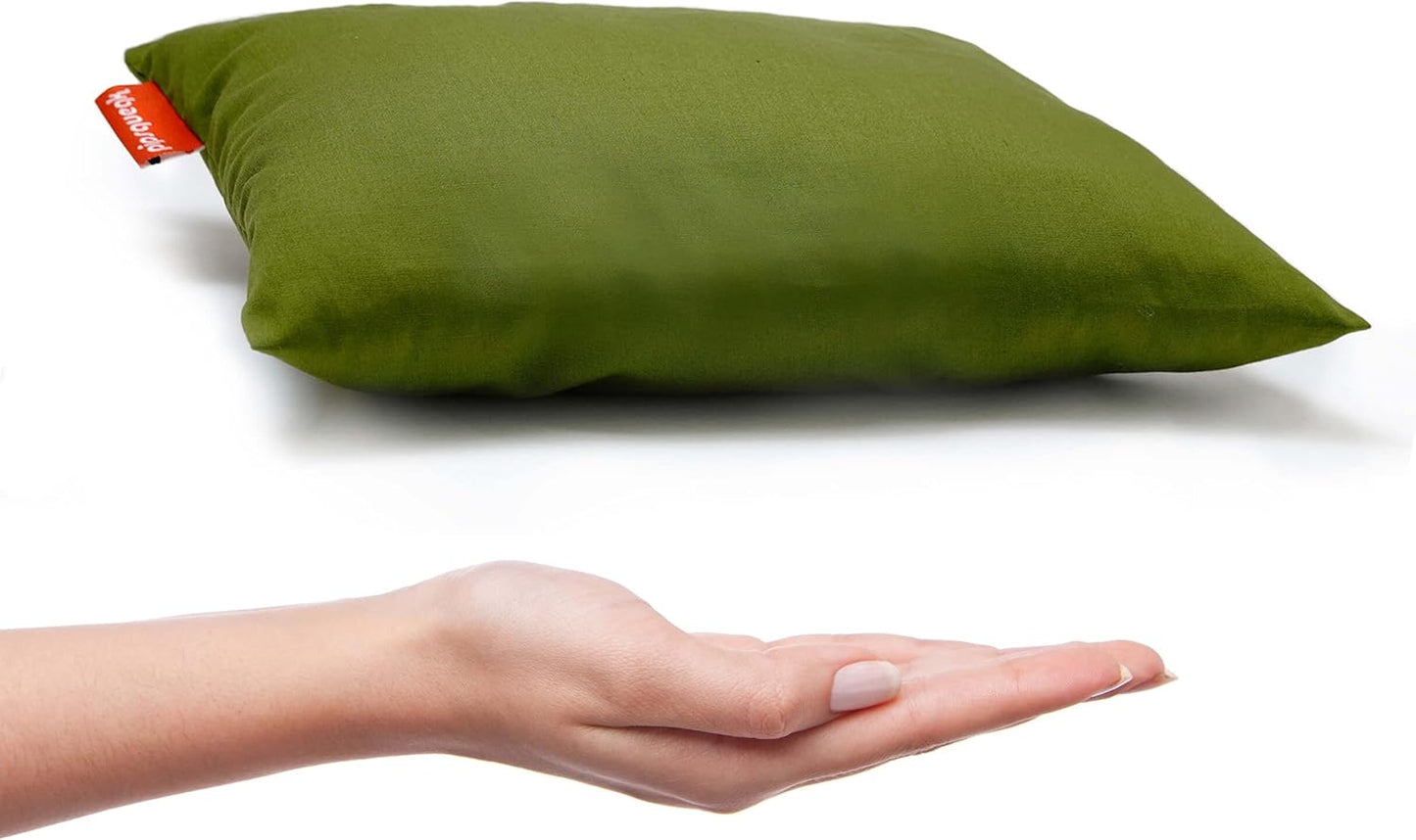 Pipsqueak Microfiber Pillow - Small, Mini, Tiny - 11 x 7 in - Perfect for Travel, Cars, Airplanes, Camping, Dogs, Toddlers, Kids, Lumbar, Knees and Neck - Ages 2 Yrs and Up