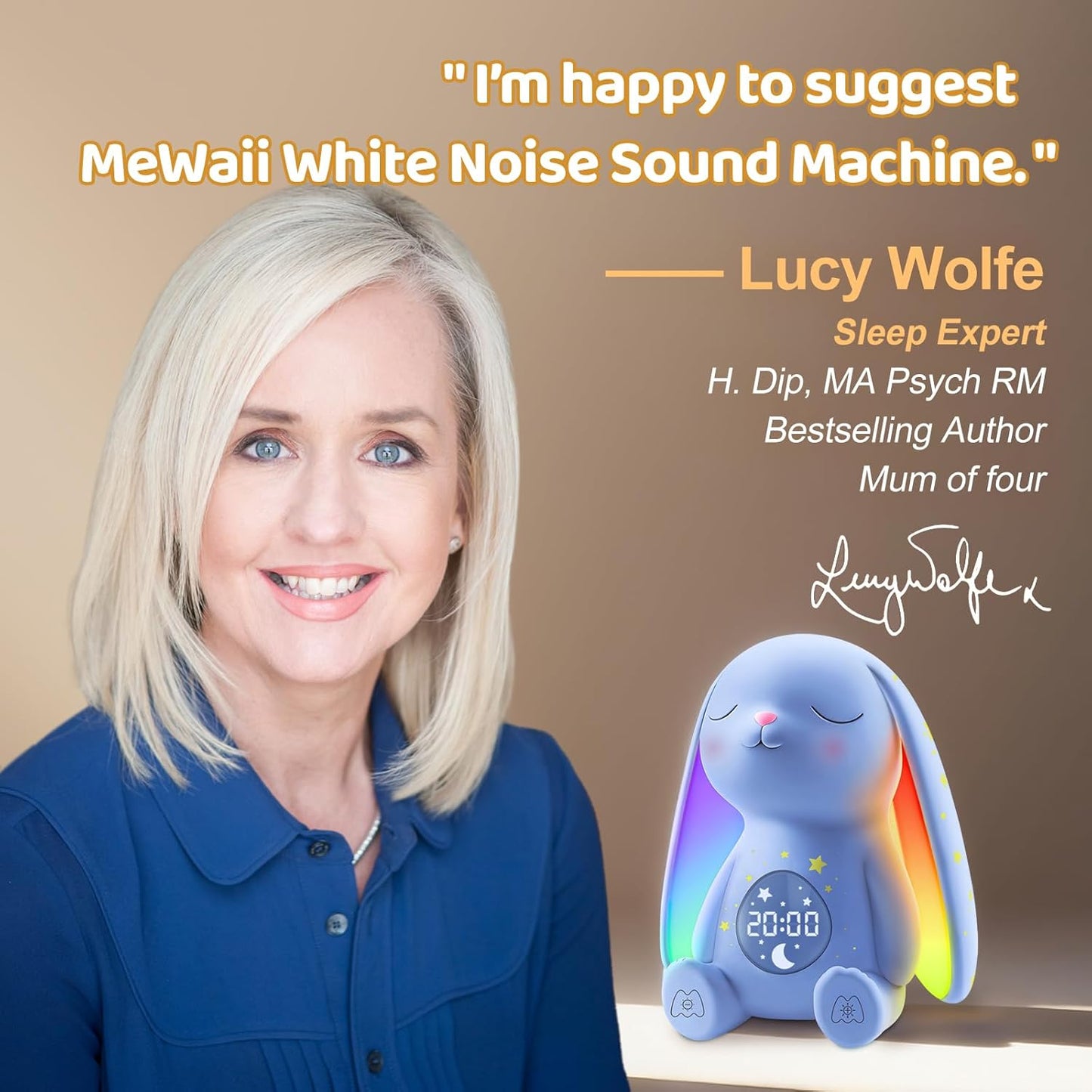 2025 Mom's Choice Awards | White Noise Sound Machine Baby with Night Light, Cry Detection,100 Soothing Sounds, App Control, 150% Battery Life, 50% Faster Sleep, Newborn Essentials