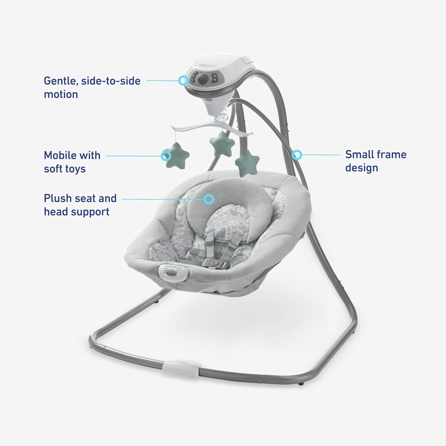 Graco Simple Sway Swing, Ivy