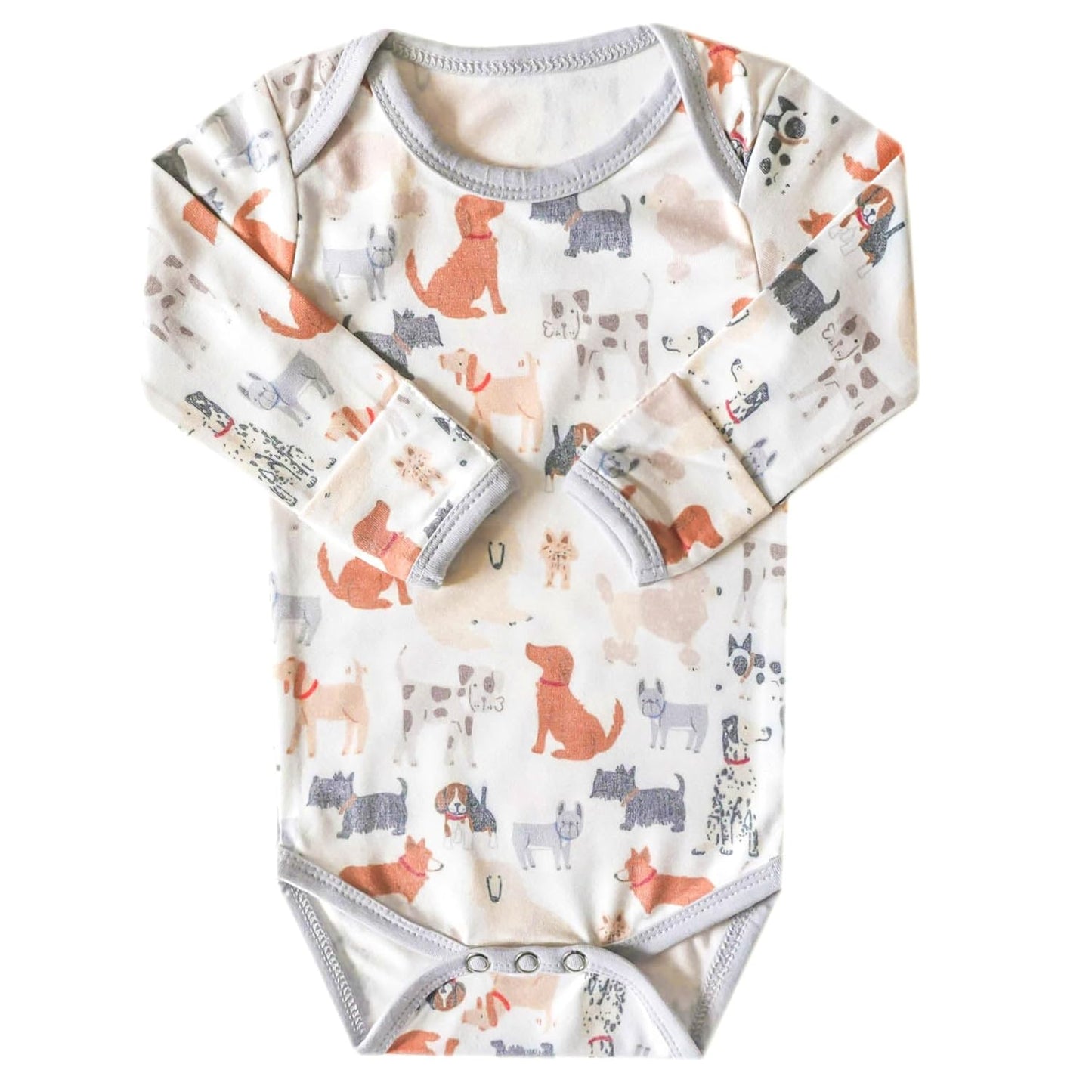 Copper Pearl Long Sleeve Bodysuit Baby: Ultra Soft Baby for Newborns, Boys, and Girls - Stylish, Comfortable, Overlap Shoulders, Premium Knit Fabric - 12-18 Months, Rufus